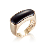 Gump's Signature Black Jade Saddle Ring