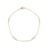 Triplets Bracelet in Diamonds