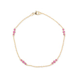 Triplets Bracelet in Pink Sapphires