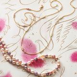 Triplets Necklace in Diamonds