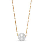 Floating White Pearl Necklace