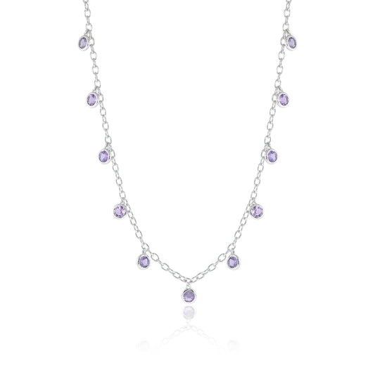 Gump's Signature Amethyst Dewdrops Necklace