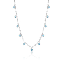 Gump's Signature Swiss Blue Topaz Dewdrops Necklace