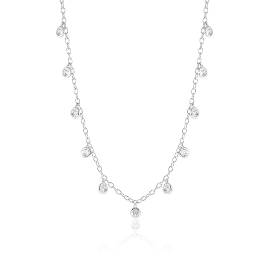 Gump's Signature White Topaz Dewdrops Necklace