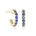 Gump's Signature Huggie Hoop Earrings in Sapphires