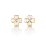 Gump's Signature Child's White Mother-of-Pearl Stud Earrings