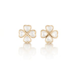 Gump's Signature Child's White Mother-of-Pearl Stud Earrings