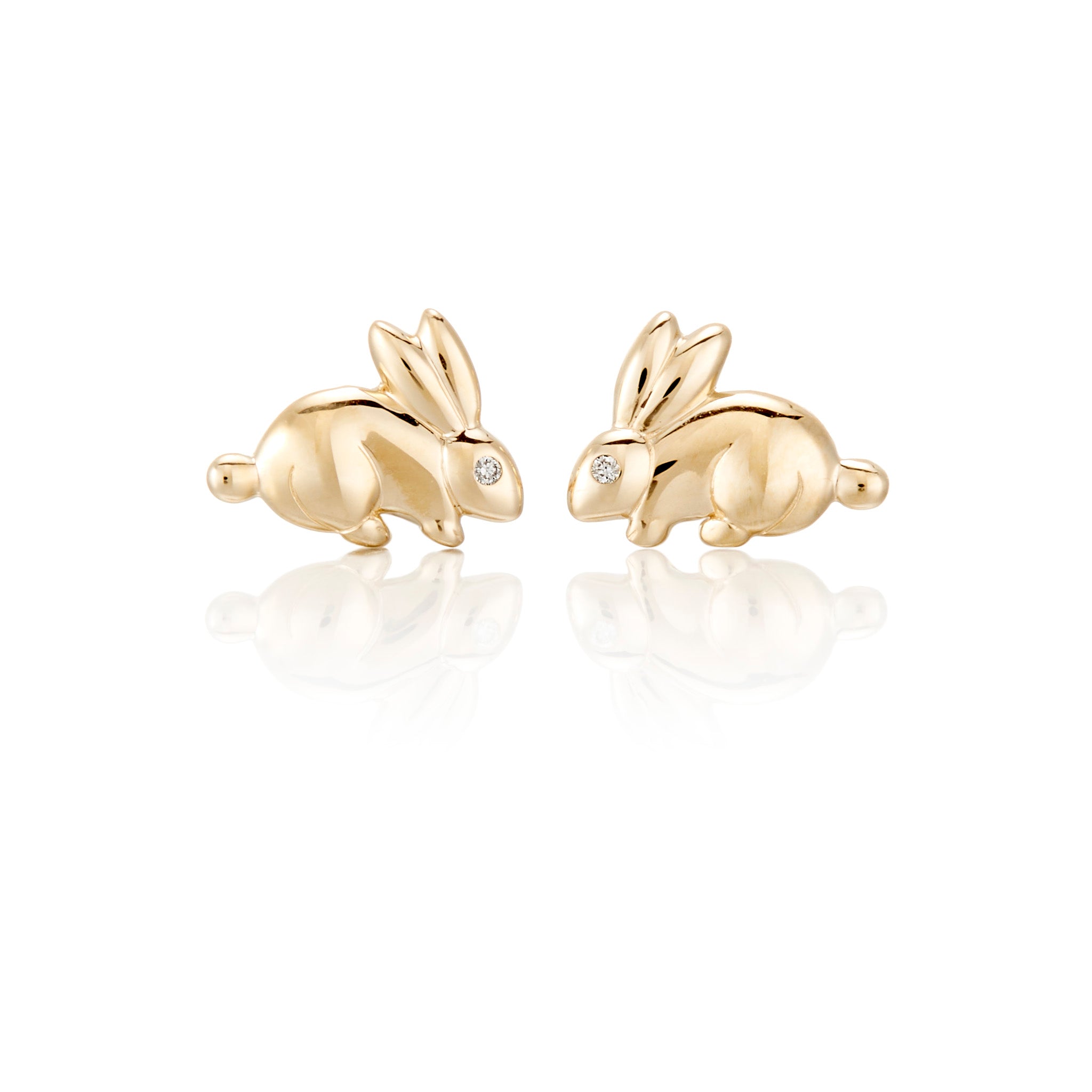 Gump's Signature Child's Rabbit Stud Earrings