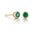 Gump's Signature Mini Dot Earrings in Emeralds