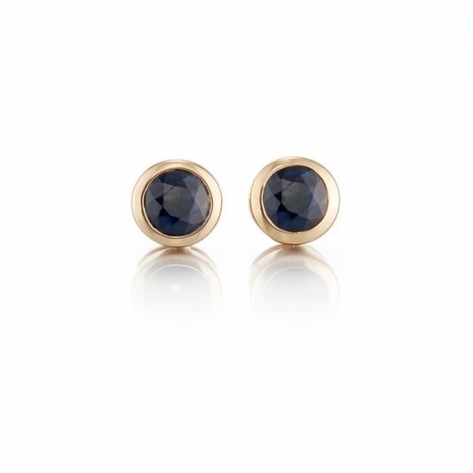 Gump's Signature Mini Dot Earrings in Sapphires