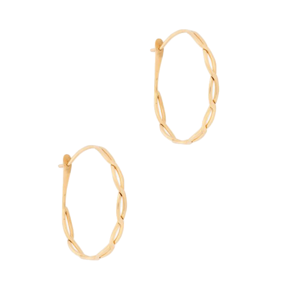 Melissa Joy Manning Twisted Hoop Earrings