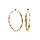 Twisted Hoop Earrings