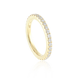 Gump's Signature Diamond Yellow Gold Eternity Ring