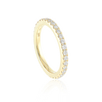 Gump's Signature Diamond Yellow Gold Eternity Ring