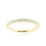 Diamond Yellow Gold Eternity Ring