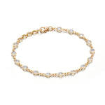 Rainbow Moonstone Link Bracelet