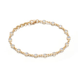 Rainbow Moonstone Link Bracelet