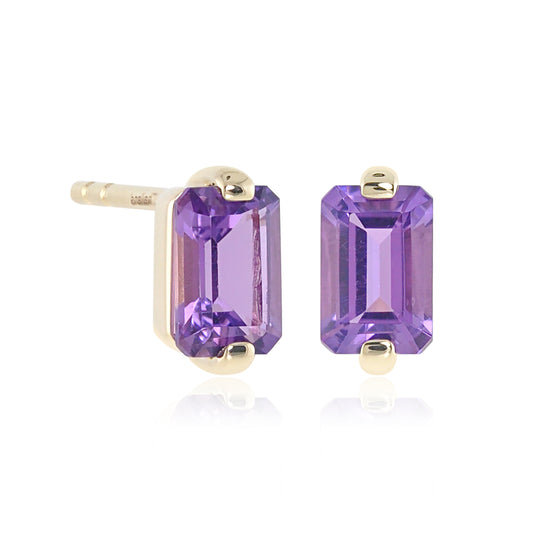 Jackie Earrings in Amethyst