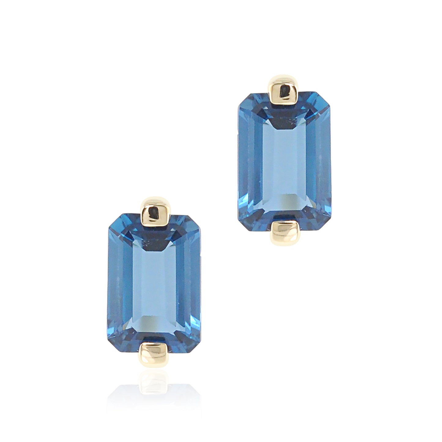 Gump's Signature Jackie Earrings in London Blue Topaz