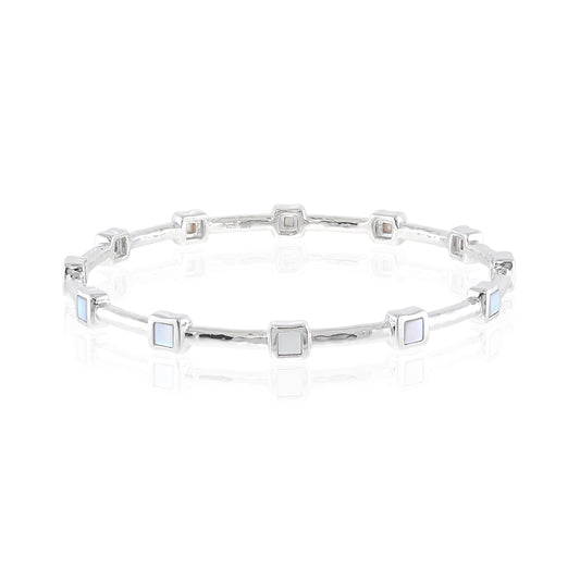 Gump's Signature White Mother-of-Pearl Stacking Bangle