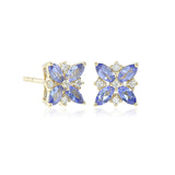 Gump's Signature Celeste Earrings in Tanzanite & Diamonds