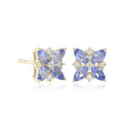 Gump's Signature Celeste Earrings in Tanzanite & Diamonds