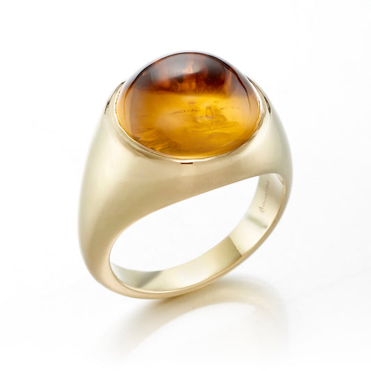 Anthony Lent Citrine Sunrise Ring