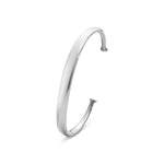 Georg Jensen Men's Silver & Gold Classic Bangle Bracelet