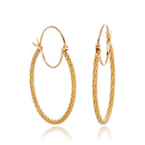 Amáli Medium Woven Hoop Earrings