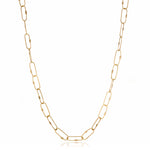 Petra Class Studio Elongated Oval Link Necklace