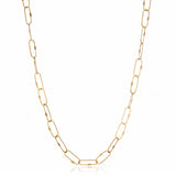 Petra Class Studio Elongated Oval Link Necklace
