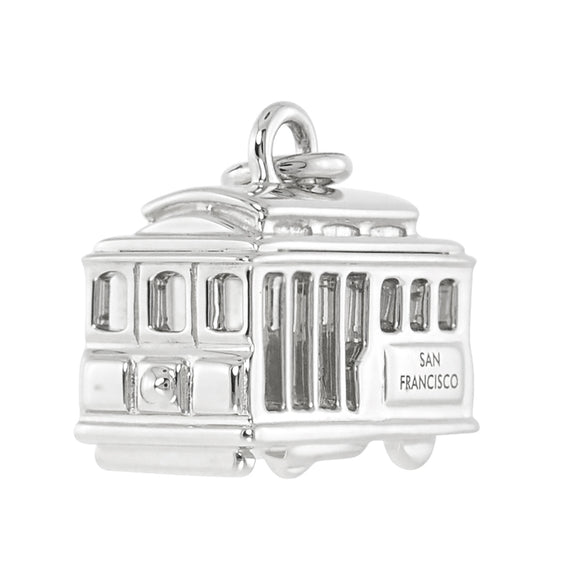 Gump's Signature Small Silver Cable Car Charm