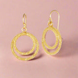 Circle Stardust Earrings
