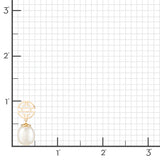 Gold Shou & Pearl Drop Earrings