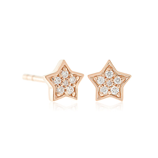 Diamond Star Earrings