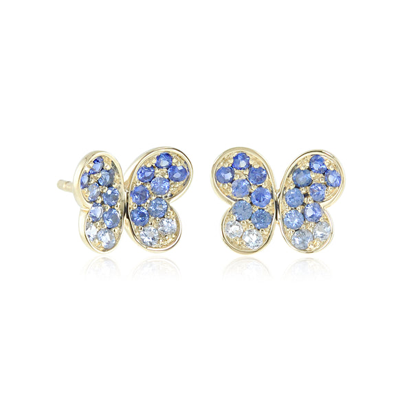 Gump's Signature Sapphire Butterfly Earrings