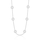 Gump's Signature Silver Six-Station Shou Necklace, 18"
