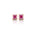 Gump's Signature Mini Princess Earrings in Pink Sapphires