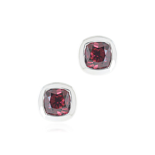 Melrose Earrings in Rhodolite Garnets