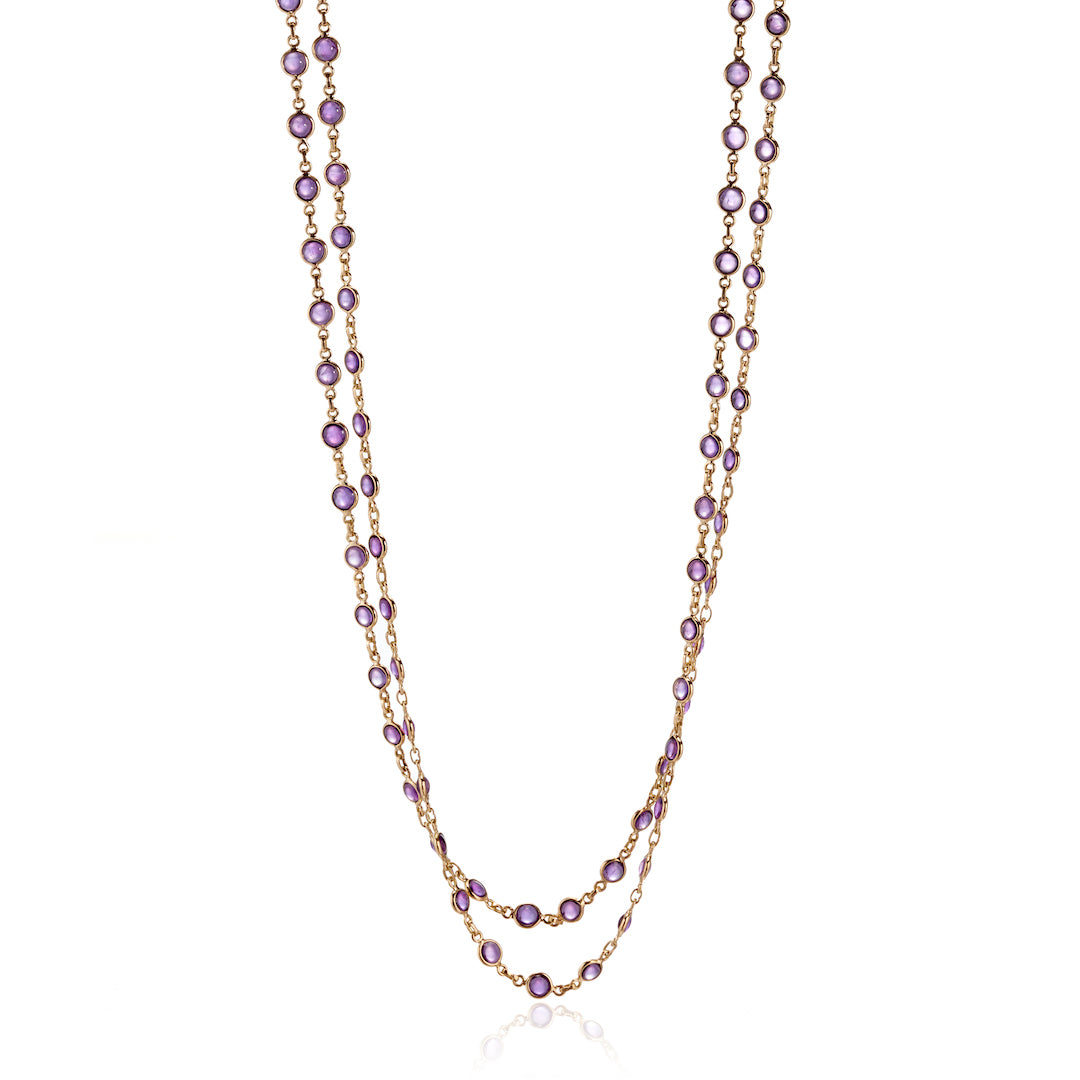 Amethyst Long Necklace