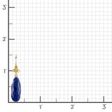 Lapis & Trillium Drop Earrings