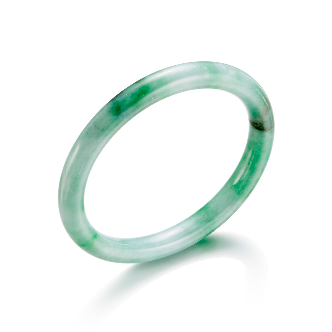 Gump's Signature Smooth Green Jade Bangle