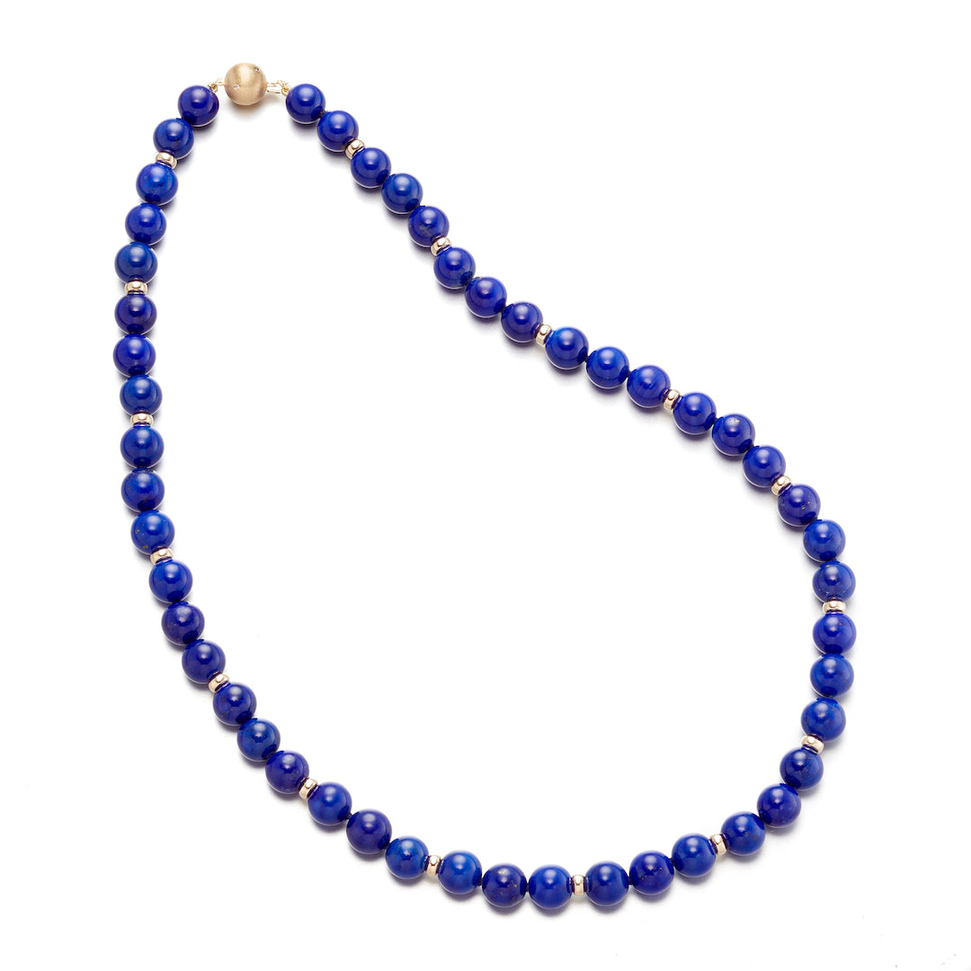 Gump's Signature 8mm Lapis Lazuli Necklace