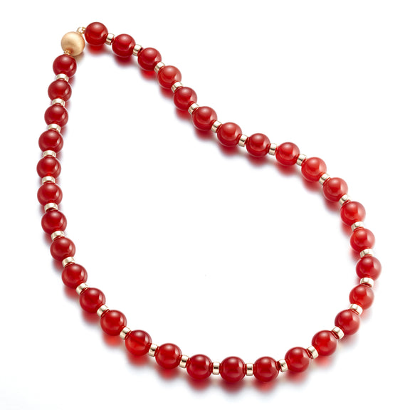 Gump's Signature 12mm Carnelian Necklace