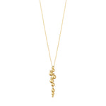 Georg Jensen Gold & Diamond Moonlight Grapes Pendant Necklace