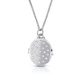 Carbon & Hyde White Gold Etoile Locket Necklace