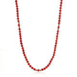 6mm Carnelian Rope Necklace