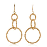 Amáli Petite Circle Stardust Earrings