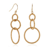 Petite Circle Stardust Earrings
