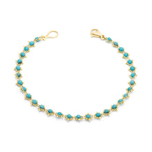 Amáli Turquoise Woven Textile Bracelet